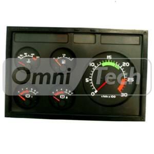 Volvo B10 Instrument Cluster Complete Green & Red Rev Counter