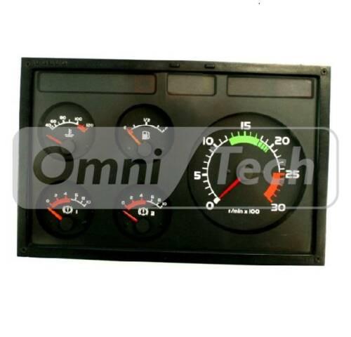 Volvo B10 Instrument Cluster Complete Green & Red Rev Counter
