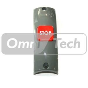 BMAC 430 Pole Mount Bell Push Grey Vertical Red Stop NEW